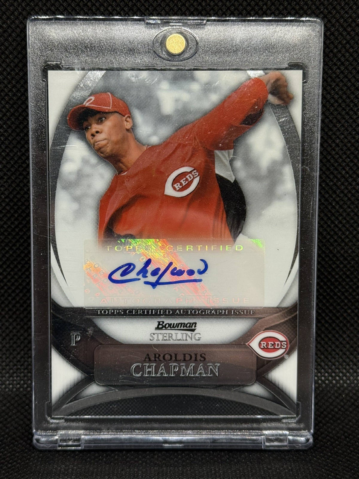 2010 Topps Bowman Sterling Chrome AROLDIS CHAPMAN ROOKIE AUTO RC