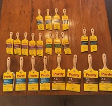 22 Assorted Purdy paint Brushes