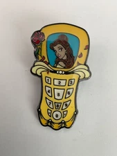 Disney Princess Loungefly Phone Series Beauty & the Beast Pin Belle F3