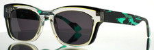FACE A FACE Shiro 1 3303 Green Grey Transparent Womens Sunglasses 53-19-152 B:40
