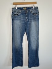 BKE Wendy Bootcut Jeans Womens 30x35 Blue Mid Rise Dark Wash Stretch Denim