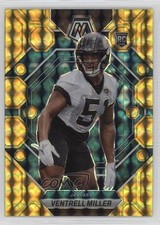 2023 Panini Mosaic Rookies Reactive Yellow Prizm Ventrell Miller #374 07rd