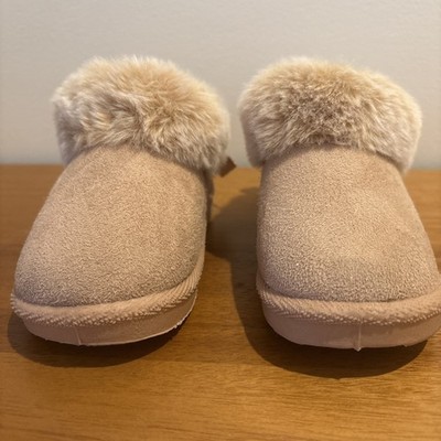 Girls First Steps Slippers Size7