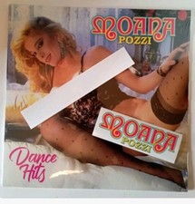 MOANA POZZI - DANCE HITS VINILE ITALO - Senza Adesivo Censura + Adesivo Extra