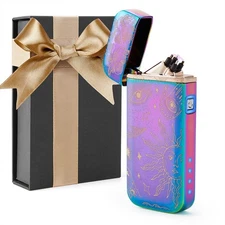 Electric Arc Lighter USB Rechargeable Windproof Flameless Plasma Lighter Gifts