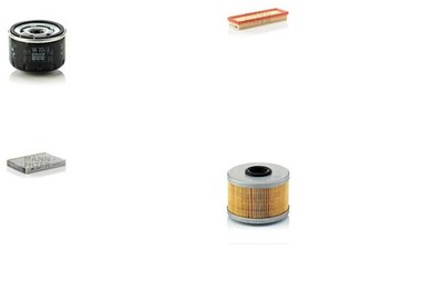MANN-FILTER Inspektionspaket Filtersatz XL Aktivkohlefilter Filtereinsatz für 1