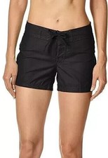 NWT Kanu Surf Women's Breeze Cargo Boardshorts Black Size 14 Beach Swimming