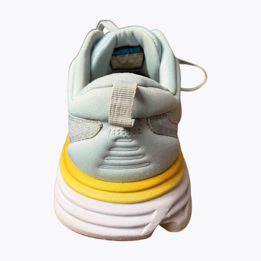 Hoka Bondi 8 Women's Running Sneakers Blue Orange Size 10.5B Max Cushion thumbnail 3