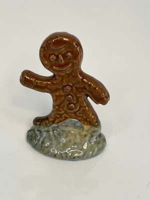 Vintage WADE Whimsies GINGERBREAD MAN, Nursery Rhyme Collection 1971-1979