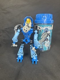 LEGO BIONICLE: Gali Nuva (8570) Blue 100% Complete With Canister No Instructions