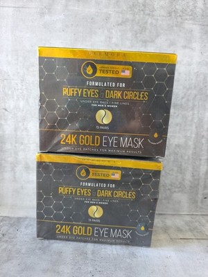 (Pack Of 2) Golden Glow Under Eye Patches , Rejuvenating Treatment