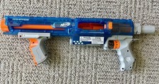 Nerf Rampage N-Strike Elite 25 Toy Gun Blaster Blue - No Drum or Darts