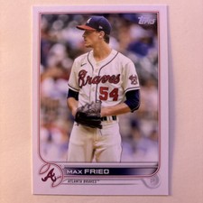 2022 Topps Series 1 - Max Fried #129 Baseball Atlanta Braves Nm