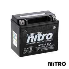 Nitro NTX12 SLA AGM Gel Battery to fit Honda TRX 250 R 1986-1989