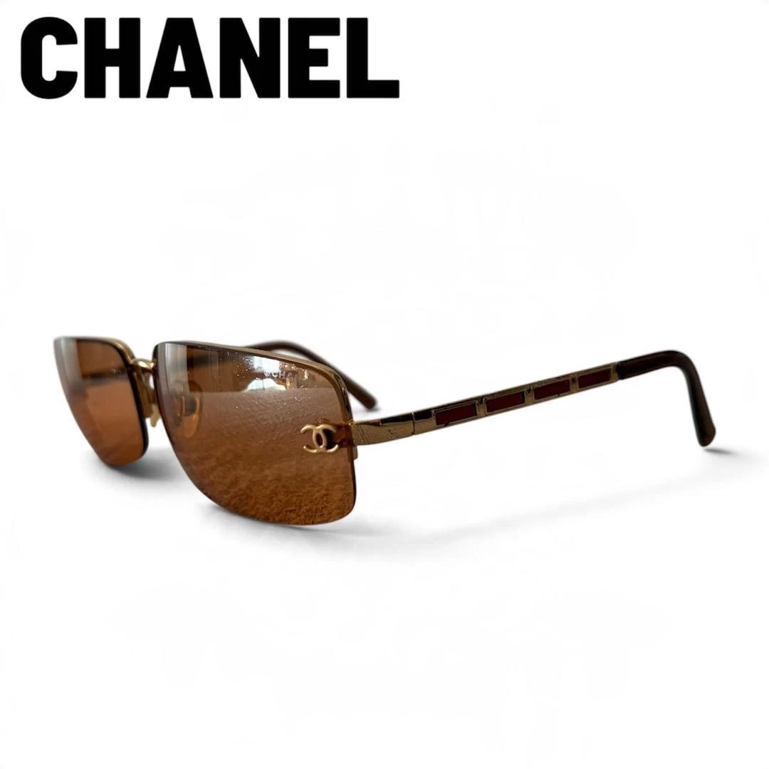 25+ CHANEL Brown with Vintage Sunglasses for Women for sale