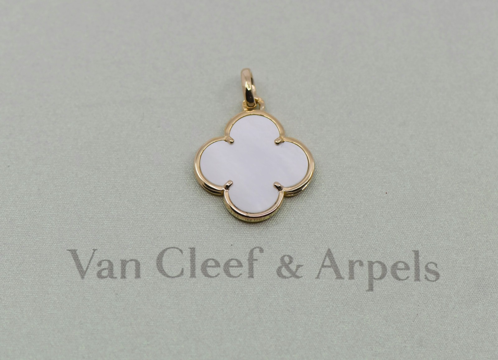 Van Cleef & Arpels Pure Alhambra 18K Yellow Gold Pendant 