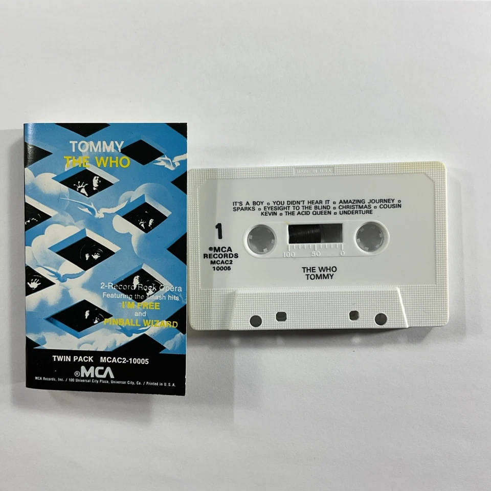 The Who Tommy Cassette Lot Who’s Next Classic Rock Art Rock MCA Rock Opera - Image 4 of 4