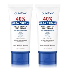 2 Packs Of OUKEYA Urea Cream 40 For Cracked Feet  Hands Moisturizer Foot Cream