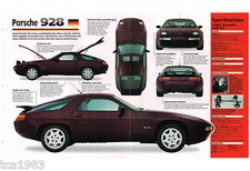 PORSCHE 928 Brochure/Pamphlet/Catalog:1992