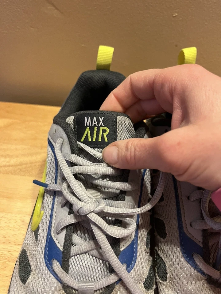 Nike Air Max AP Low Sneakers Wolf Gray/Lemon Venom Men’s Size 9 - Image 4 of 4