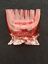 thumbnail 7  - Antique Cranberry Glass Footed Pot vase pinched feet Victorian