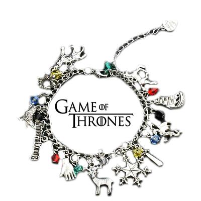 GOT Winter is Coming TV Theme Multi Charms Jewelry Bracelet