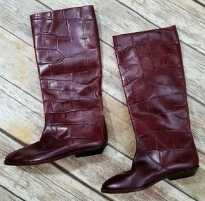 ebay burgundy boots