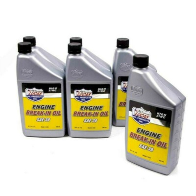 #ad #ad Lucas 10630 Petroleum Based High Zinc Engine Break In Oil SAE 30W 6 Quarts $66.95
