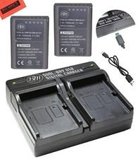 BM 2X BLN-1 Batteries Dual Charger for Olympus Pen F, OM-D E-M1, OM-D E-M5 II
