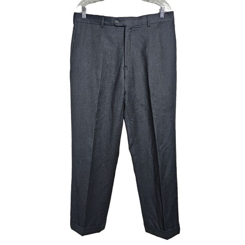 Prada Milano Dress Pants Men 44 (30x33) Grey 100% Virgin Wool