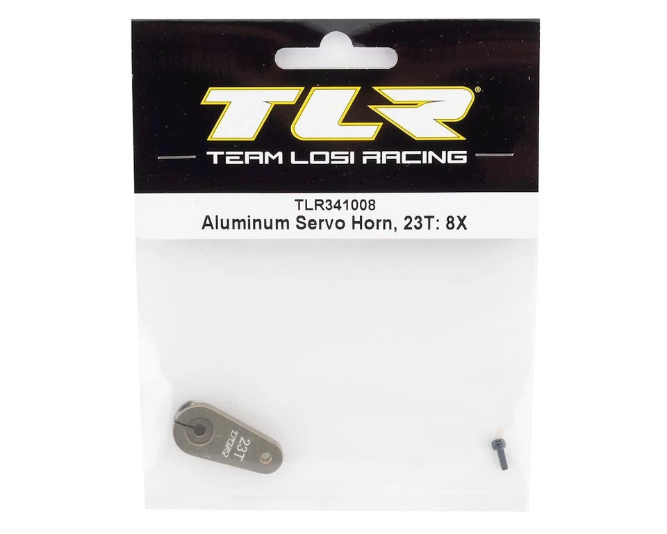 Team Losi Racing 8IGHT-X Aluminum Servo Horn (23T-JR/Sanwa/KO) [TLR341008] - Image 2 of 2