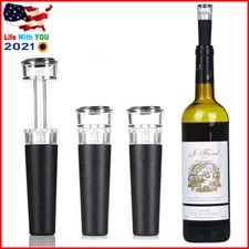 2x Saver Bottle Preserver Air Pump Stopper Sealer Plug Tools Wine Vacuum Stopper