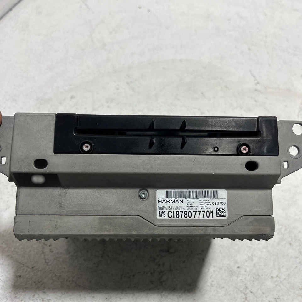 BMW 330i xDrive 2017-2019 receptor de radio navegación reproductor de CD unidad principal OEM Foto 3 de 4