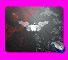 Gaming Mouse Mat Pad Non-Slip Rectangle Mousepad Designs For Computer apple 114