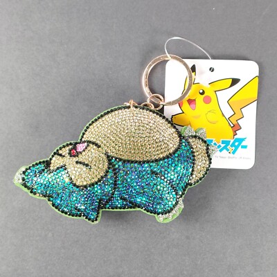 Snorlax Pokemon Strass Plüsch Schlüsselanhänger Nintendo aus Japan Kostenlose...