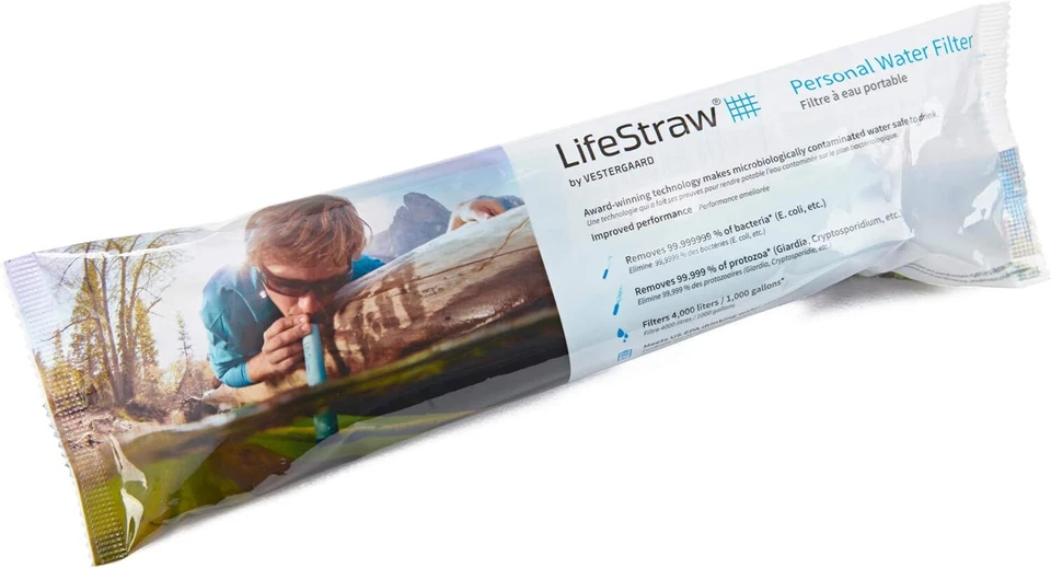 Filtro de agua personal LifeStraw para senderismo camping viaje emergencia Vestergaard Foto 2 de 4