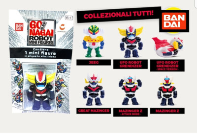 Go Nagai Robot Mini Figures Personaggi 5cm a Scelta Bandai Centauria (B9