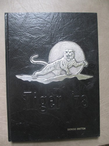 Vintage 1978 Union County High School Lake Butler Florida Yearbook Tiger Annual