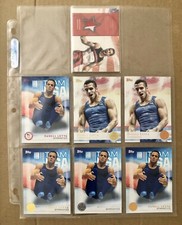 NEW Set of 7 Topps 2016 Olympics Team USA Gymnastics Athlete Danell Leyva Cards