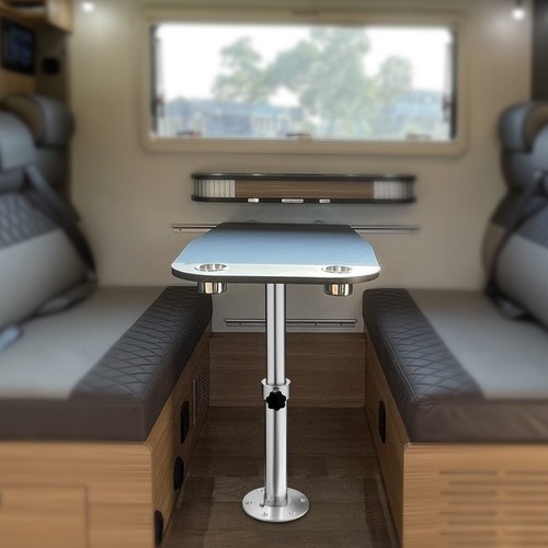 Campervan Caravan Desk Leg Detachable Dining Table Leg Adjustable Height 18-27"