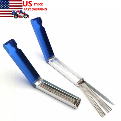 Carb Jet Cleaning Tools Set Carburetor Wire Cleaner Kit Motorcycle ATV Part
