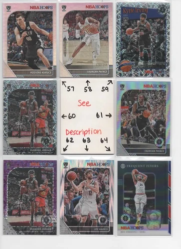 NEW  Brooklyn Nets U-PICK  Serial #'d JERSEY AUTO Rookies DURANT IRVING SIMMONS