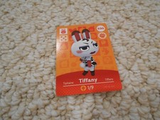 TIFFANY 030 Animal Crossing Amiibo Authentic Nintendo Mint Card From Series 1
