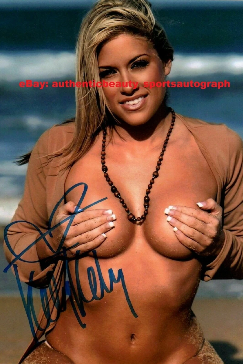 KELLY KELLY WWE WWF SEXY BOOB HOT NUDE AUTO SIGNED 12x18 POSTER PHOTO  REPRINT RP | eBay