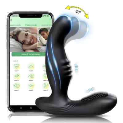 9 MODE WIGGLING VIBRATING SWINGING FLAPPING WATERPROOF PROSTATE MASSAGER