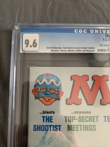 Mad Magazine 190 CGC Calificado 9.6 ¡¡¡Impresionante Cubierta!!! ¡Solo 4 en grado!!! 1977 - Imagen 2 de 14