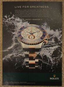 13 Rolex Yacht Master Ii Original Print Ad Ebay