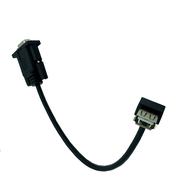 RS232 DB9 Female to USB 2.0 A Female Serial Cable Adapter Converter 8" Inch 25cm - Image 2 of 4