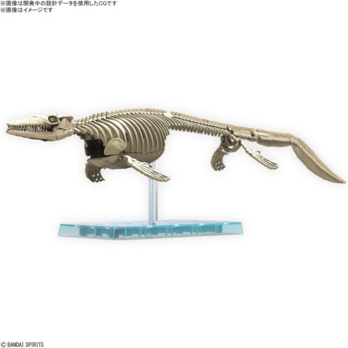 Mosasaurus Skelton & Dinosaur Plastic Model Kit Plannosaurus BANDAI - Picture 2 of 6