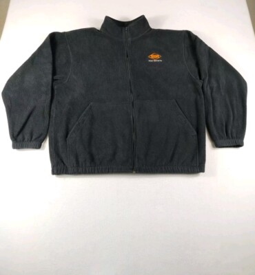 Port Authority Fleece Jacket Men's XL Black SDA Security Gorpcore Outdoors Warm